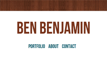 Tablet Screenshot of ben-benjamin.com